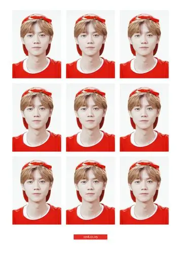 红红火火过新年 鹿晗一大波红色证件照来袭-搜狐