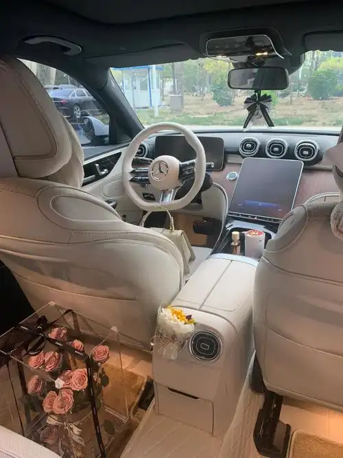 奔驰c260l|仙女最爱白色内饰的车07
