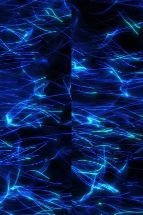 抖音投影蓝色线条粒子特效背景