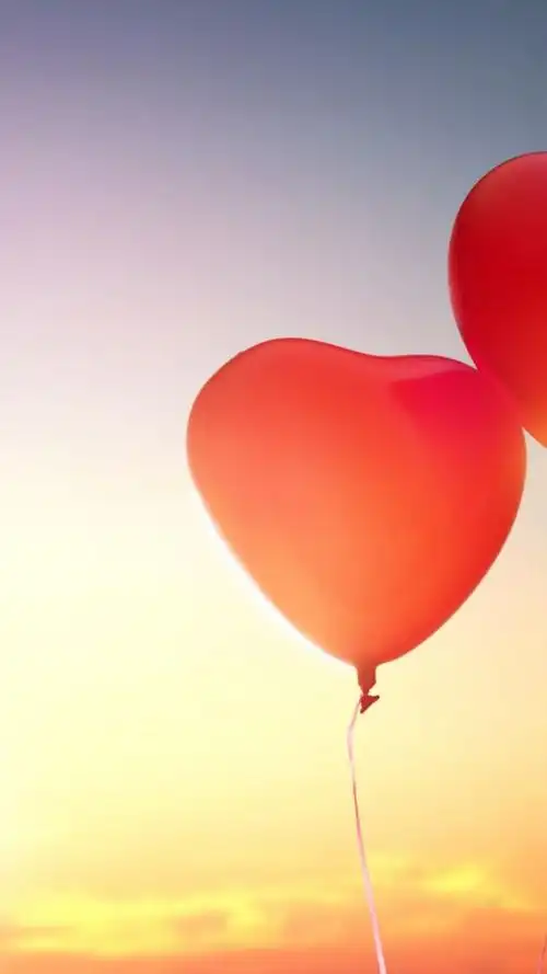 浪漫爱情气球壁纸