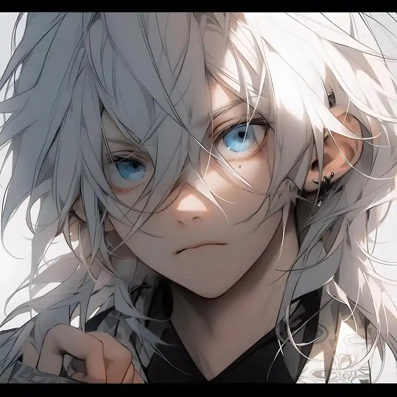 白发少年|男生头像 不同风格的白发男生头像,你们更喜欢哪个?