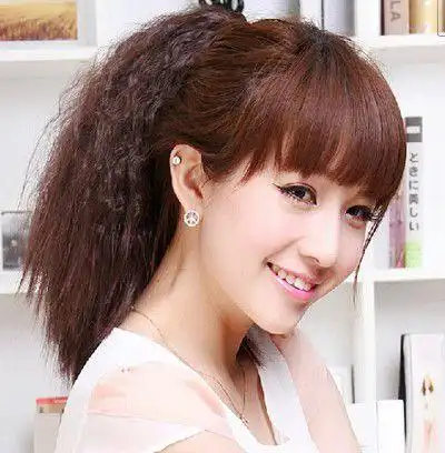 女生头发少做玉米烫好不好看 头发少怎么烫图片