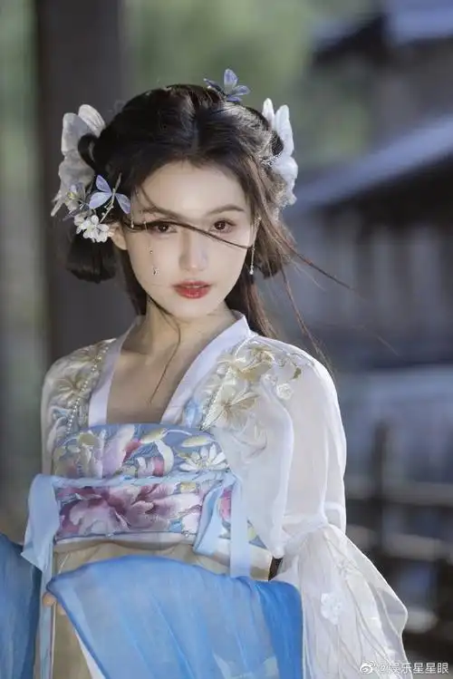 林小宅古装造型好仙##林小宅古装氛围感