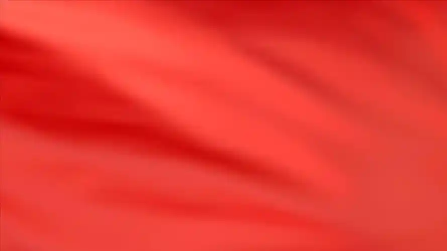 4k红色旗帜丝绸飘动视频素材-无缝循环