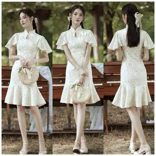 适合小个子女生的旗袍,让小个子女生也能穿出迷人风情