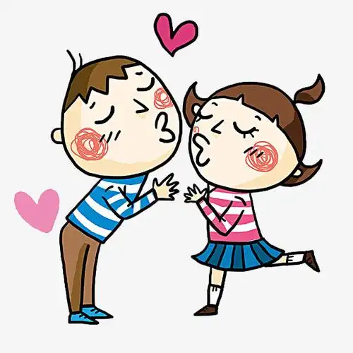 一对秀恩爱的小情侣