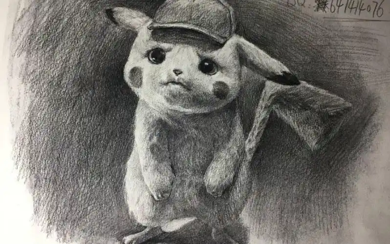 【素描新手联盟】素描一只皮卡丘