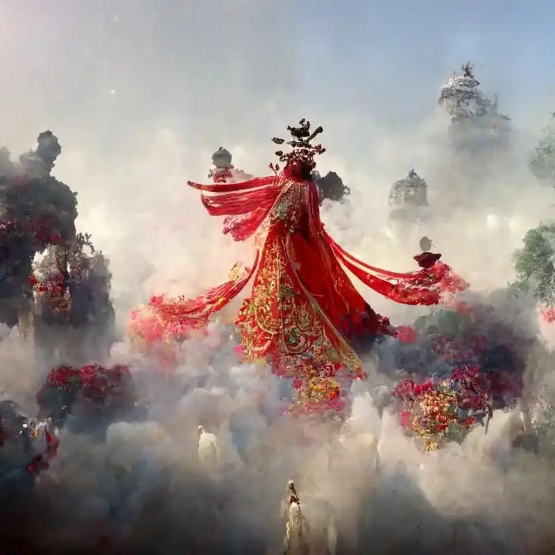 "天外飞仙"仙界起舞#古风 #国风 #神仙 #图文伙伴计划 - 抖音