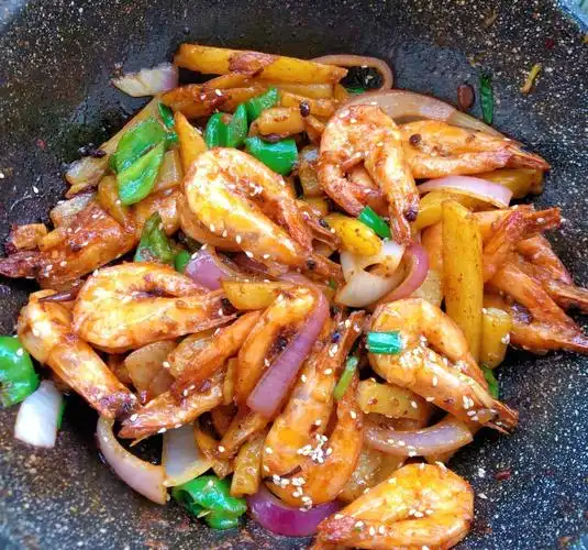 干锅虾按这个方法试一下绝绝绝对好吃