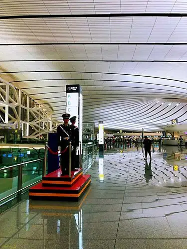 北京大兴国际机场内部掠影