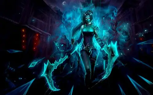 lol英雄联盟第六期暗影之拳(阿卡丽)4k原画壁纸