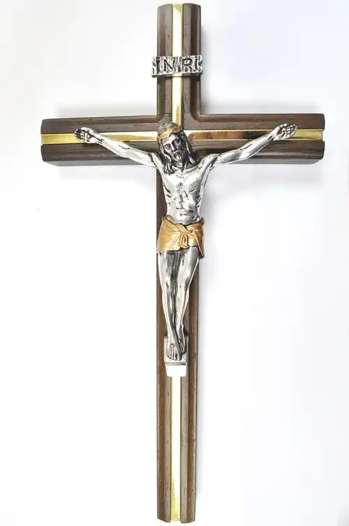 high quality crucifix wooden cross jesus hanging w