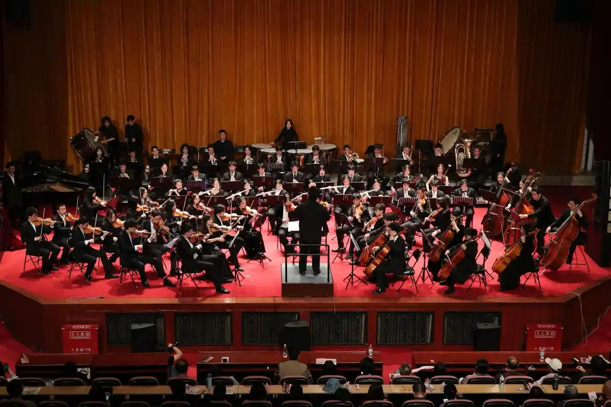 聆听从指尖飘出的春之声#音乐会 #交响音乐会现场 #交响乐