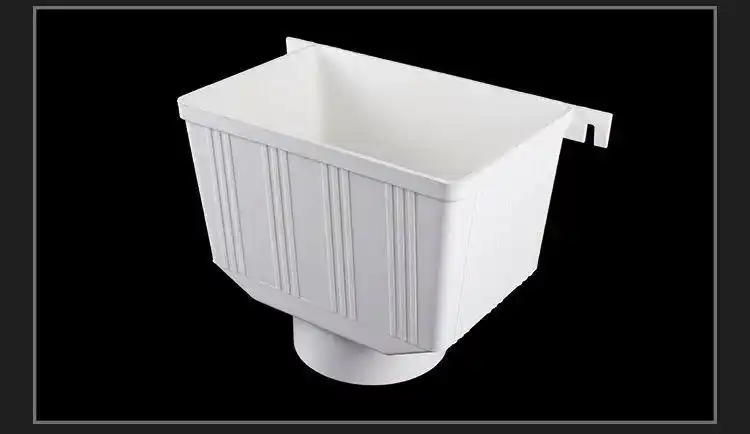 定做pvc排水管下水管管件排水配件方型雨水斗漏斗接水漏斗75110160