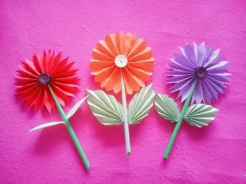 纽扣花制作教程折纸