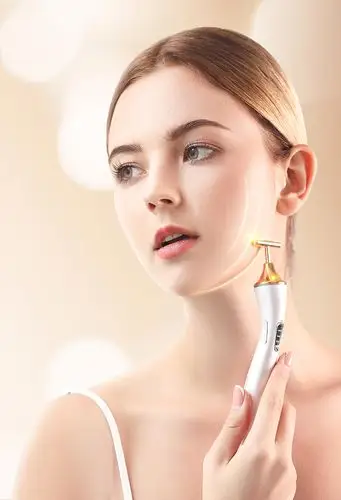 金稻美容棒提拉紧致美容仪器脸部按摩器v脸面部24k黄金棒瘦脸仪器kd