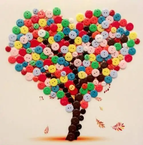 百变纽扣创意无限纽扣画diy来袭