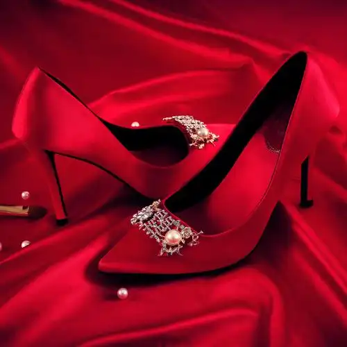 婚鞋女2020新款新娘鞋细跟秀禾服婚鞋红色结婚鞋女高跟婚纱敬酒鞋