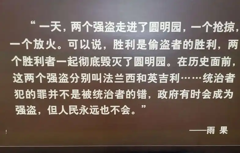 大作家雨果评论八国联军是强盗