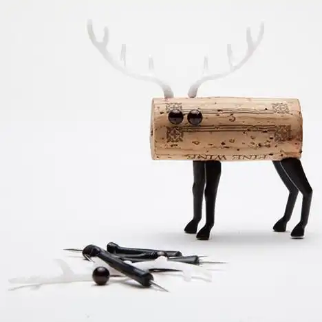 红酒瓶盖diy的创意小玩偶