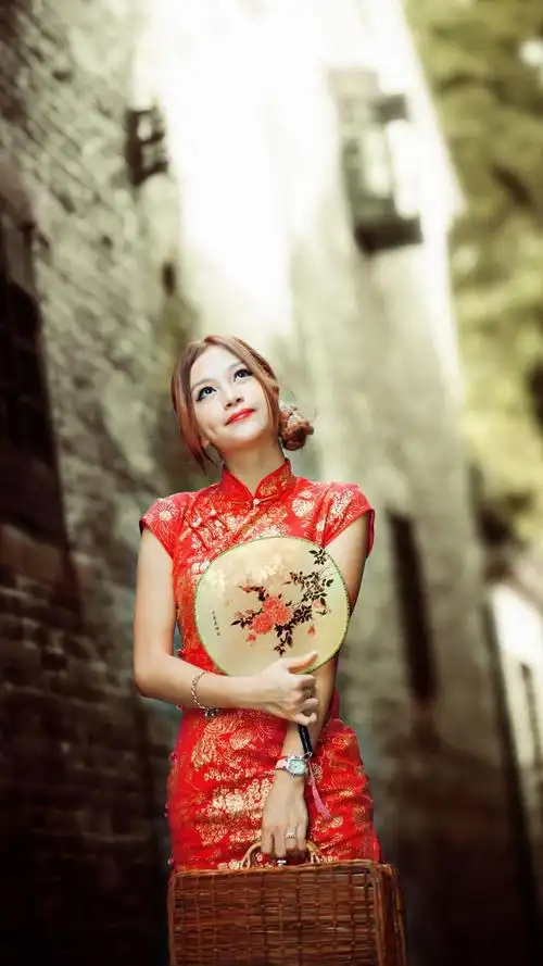 古装旗袍美女