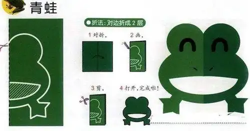 对称剪纸动物图案大全