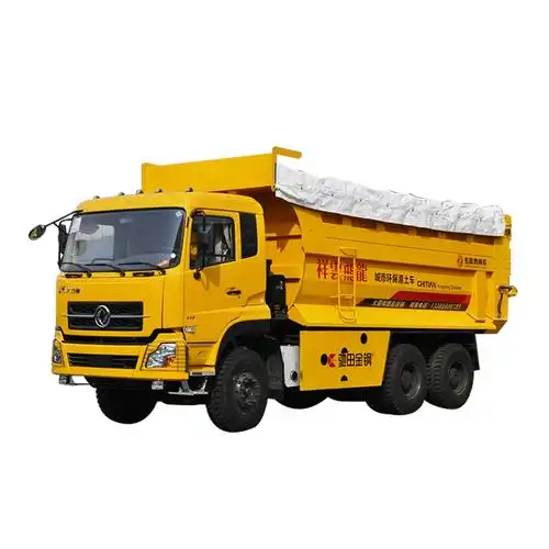 自动篷布环保自卸车渣土电动篷布机货车加盖盖篷防雨布