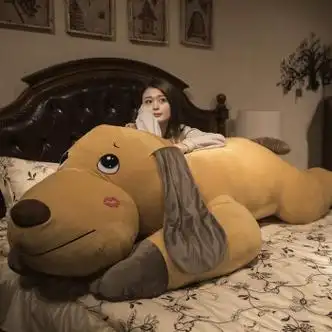 熊俩好大玩偶巨型睡觉男抱抱枕超大巨型毛绒玩具男生儿童可拆洗大公仔