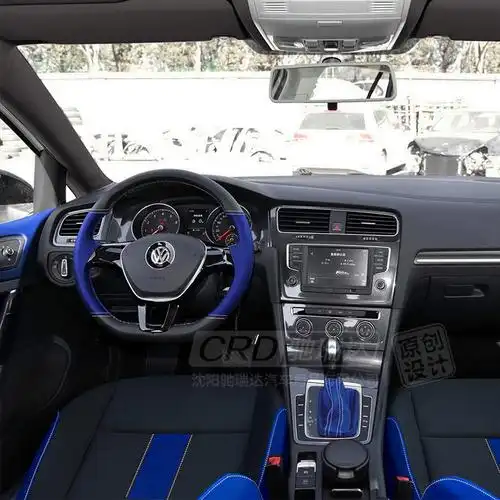大众高尔夫整车内饰改装蓝莲花