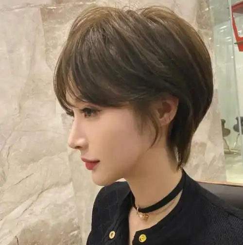 "长脸"短发模板,教科书式的"变美发型",简约好打理|脸型|减龄|高俊熙