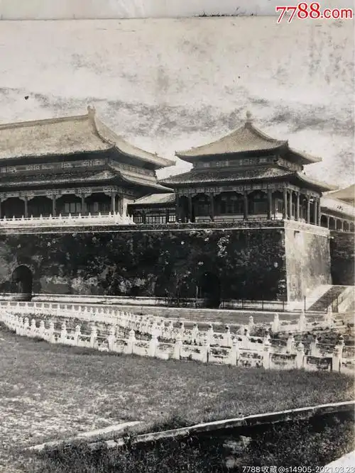 民国早期北京故宫紫禁城正门北京午门原版老照片