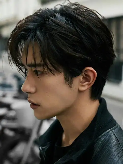 易烊千玺刺绣皮衣造型#国庆节一大早就有饕餮盛宴,前几天还是高奢贵