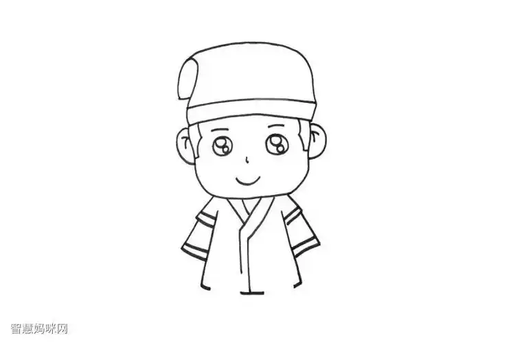 古装简笔画人物画法古代人物-简笔画图片-儿童资源网手机版历史人物简