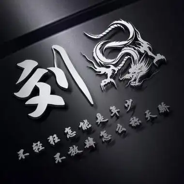 姓氏头像霸气商务版本龙主题励志的