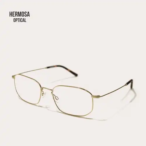 9折丨德国职业方形钛金金属全框超轻眼镜架通勤眼镜架