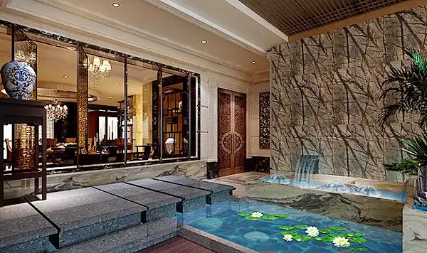 荣泰城墅中式水景