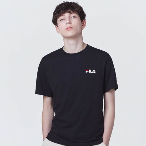 斐乐(fila)韩国斐乐t恤韩版运动休闲情侣装男女同款圆领透气百搭短袖
