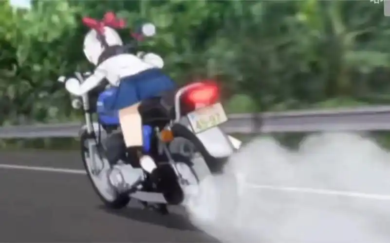 爆音少女 川崎来梦 来梦学姐 川崎女骑 ninja忍者女骑 头盔女骑 蝴蝶