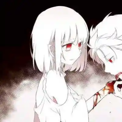 一对两张病娇系情头动漫头像,情侣头像图片-回车桌面