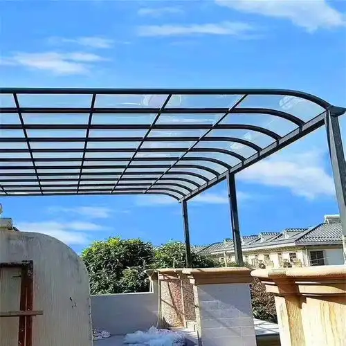 新巧品牌铝合金遮阳棚雨棚露天阳台雨棚门窗雨棚阳光棚厂家定制安装