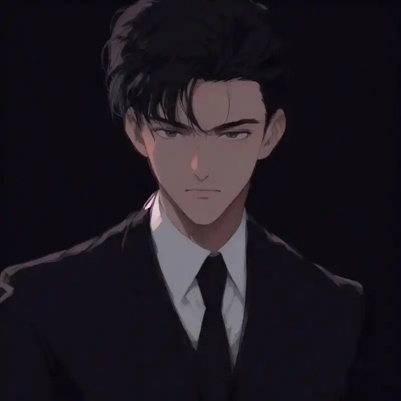 旧漫西装高级感男生头像