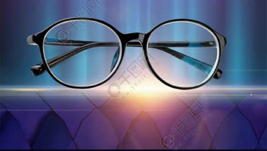 开学眼镜促销海报眼镜广告