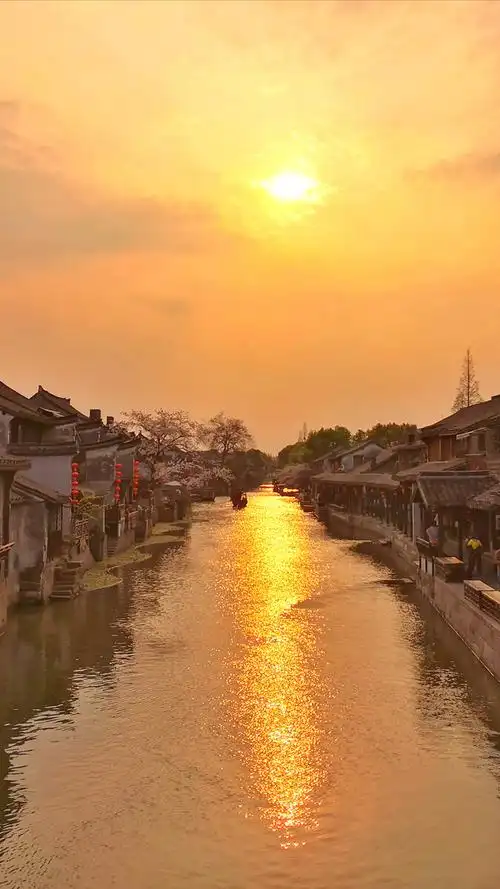 西塘古镇的黄昏