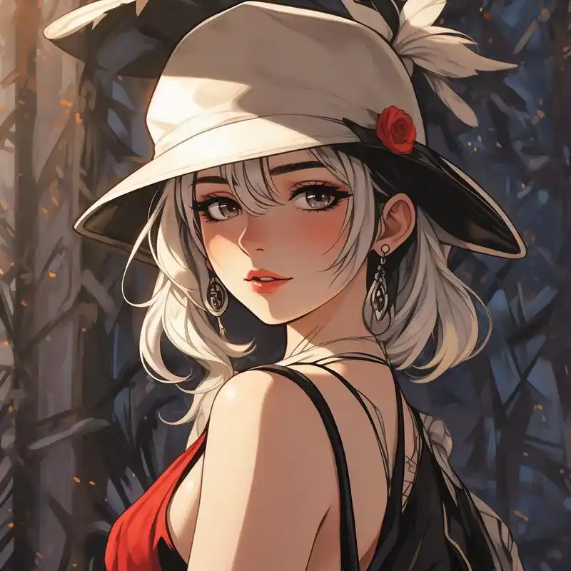 95 探索一组独特的ins风动漫女生头像,每一张都散发着高级与质感的