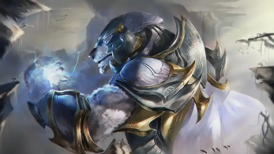 雷霆大帝-沃利贝尔(狗熊皮肤原画)雷霆咆哮听说要重做了.