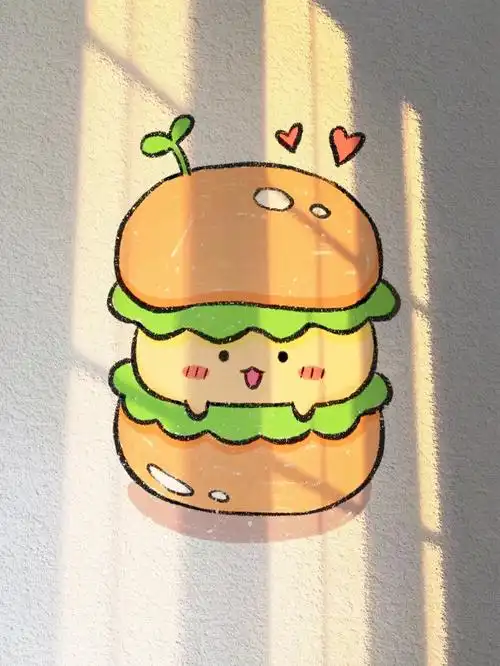 可爱简笔画21100发芽小美食