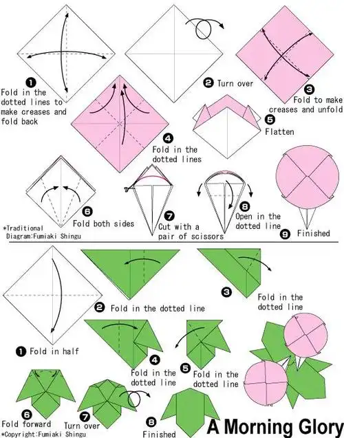 幼儿园最简单的花折法简单的折纸五瓣花幼儿园小朋友喜欢的折纸小2