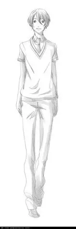 简笔画人物侧身服务员侧面站立动漫人物简笔画站立简笔画人物简笔画 2