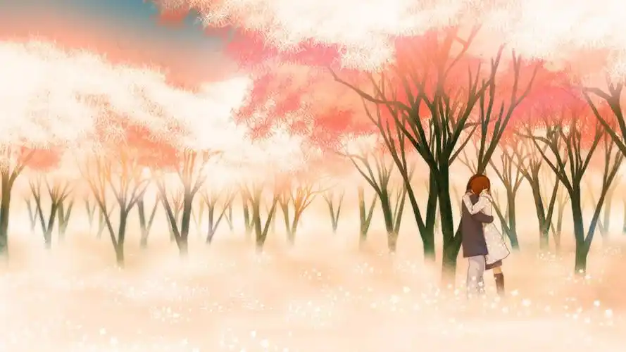 浪漫,情侣,爱情,动漫,拥抱,拥抱最真实的你壁纸