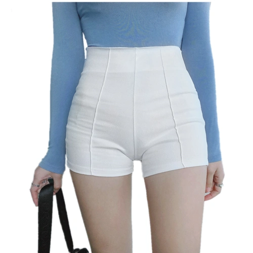 白色短裤夏2020新款显瘦热裤跳舞百搭弹力紧身打底高腰短裤女外穿